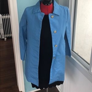 GAP blue trench coat